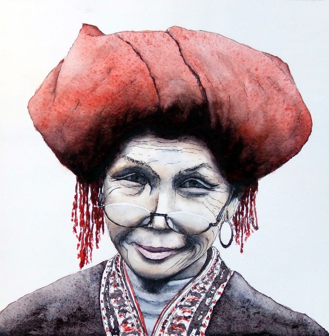 A French tourist draws Vietnam unique beauties his way a french tourist draws vietnam unique beauties his way