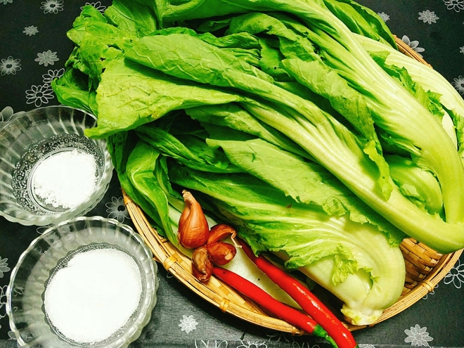 Pickled mustard greens, traditional side dish for the taste of Vietnam pickled mustard greens traditional side dish for the taste of vietnam