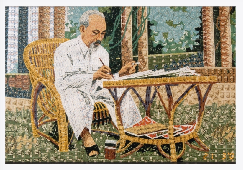 Vietnamese infinite affection towards President Ho Chi Minh through 500 stamp collages vietnamese infinite affection towards president ho chi minh through 500 stamp collages