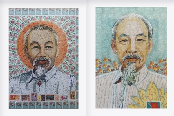 Vietnamese infinite affection towards President Ho Chi Minh through 500 stamp collages vietnamese infinite affection towards president ho chi minh through 500 stamp collages