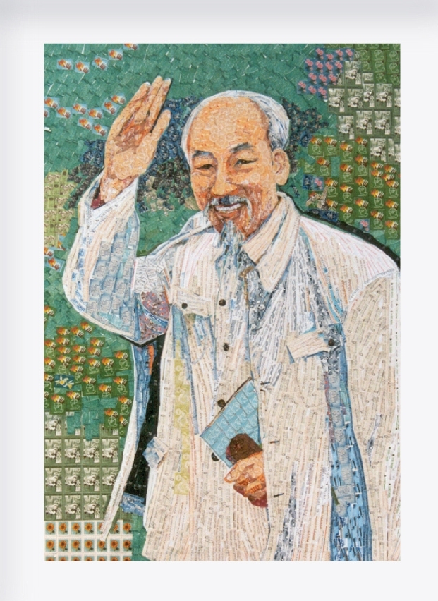 Vietnamese infinite affection towards President Ho Chi Minh through 500 stamp collages vietnamese infinite affection towards president ho chi minh through 500 stamp collages