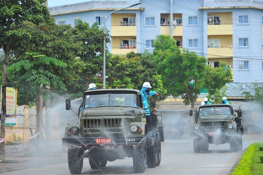 In photos: Army force disinfects Covid-hit hospital In photos: Army force disinfects Covid-infected hospital