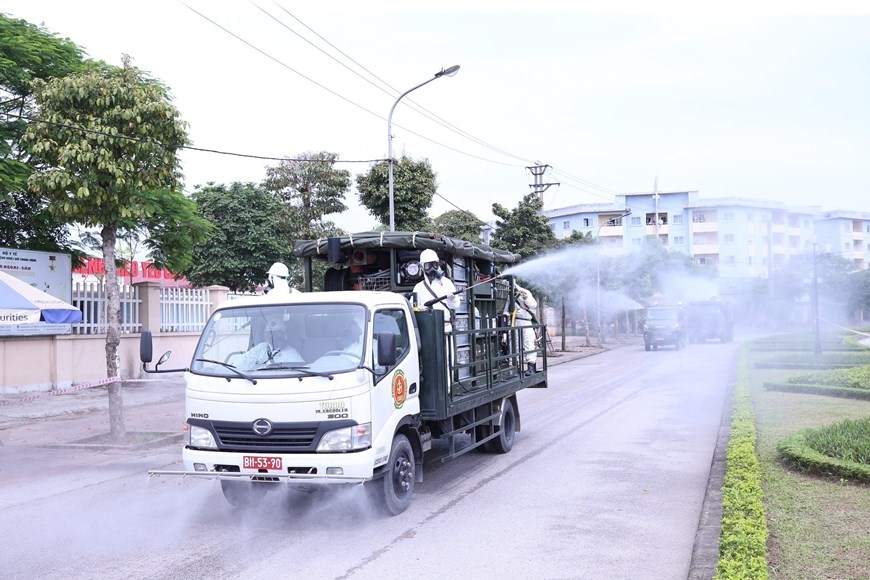 In photos: Army force disinfects Covid-hit hospital In photos: Army force disinfects Covid-infected hospital