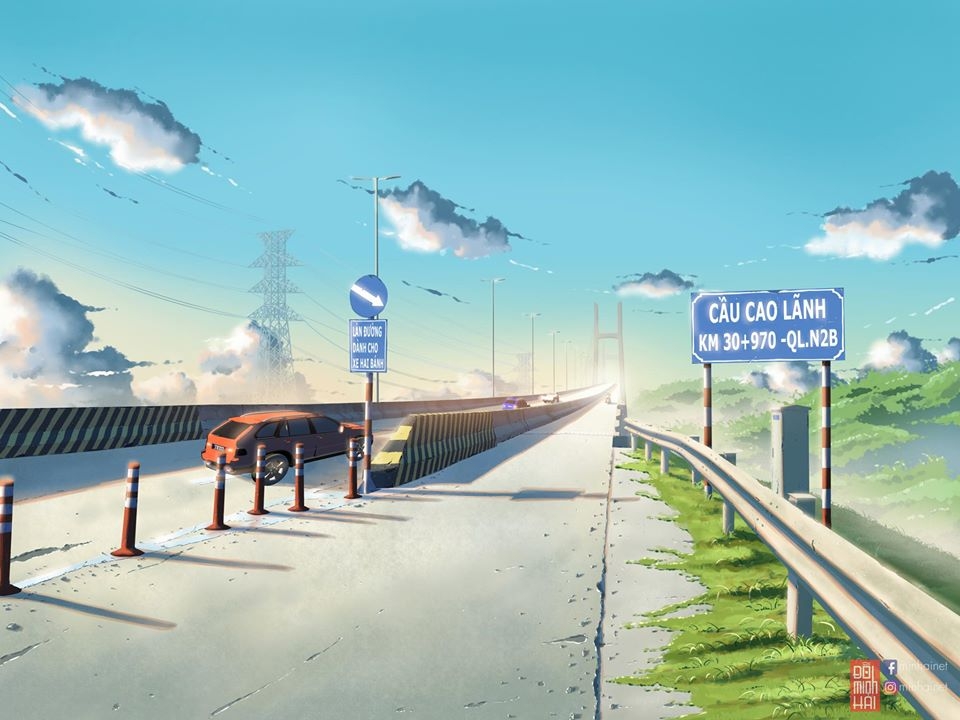 Vietnamese student’s impressive sketches of hometown in Anime style vietnamese students impressive sketches of hometown in anime style