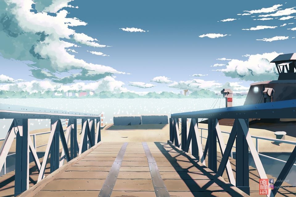 Vietnamese student’s impressive sketches of hometown in Anime style vietnamese students impressive sketches of hometown in anime style