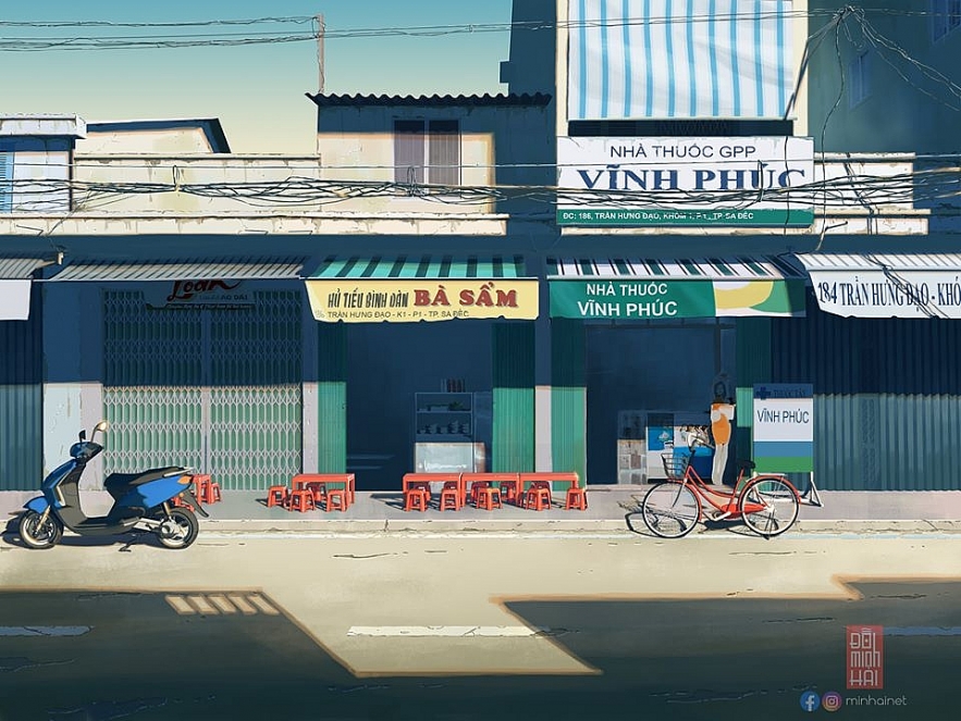 Vietnamese student’s impressive sketches of hometown in Anime style vietnamese students impressive sketches of hometown in anime style