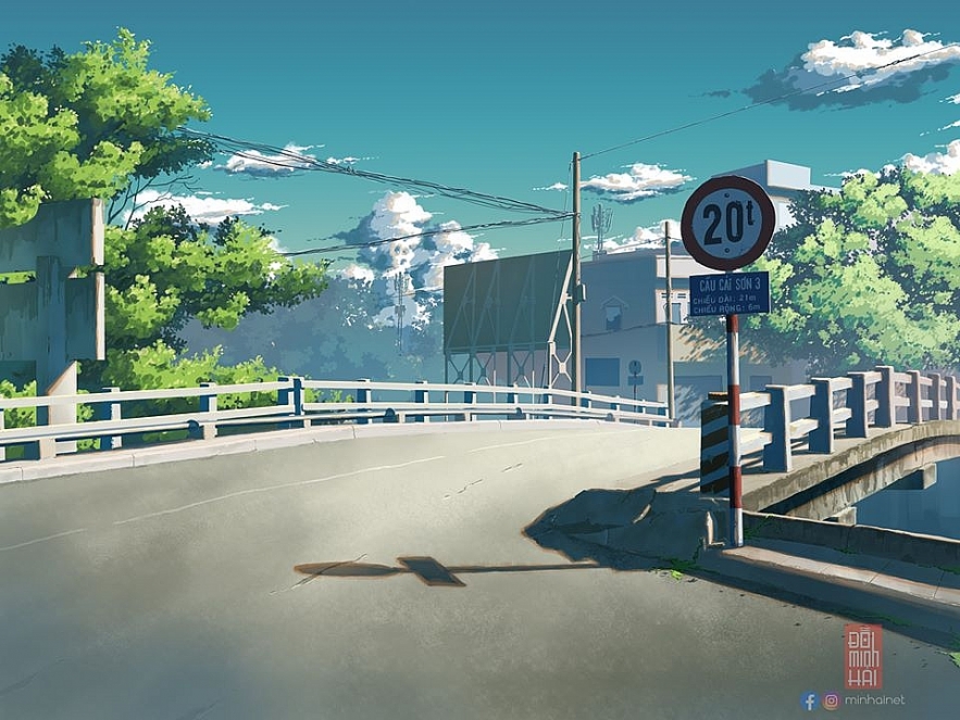 Vietnamese student’s impressive sketches of hometown in Anime style vietnamese students impressive sketches of hometown in anime style