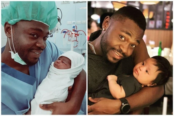 Nigerian man’s happy marriage with Vietnamese woman Cee Jay and his little girl Upi