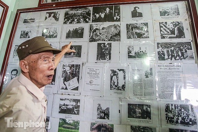 One-of-a-kind Ho Chi Minh memorial room in Hanoian patriot's house The memorial room has been housing over 370 valuable documentary photos and drawings
