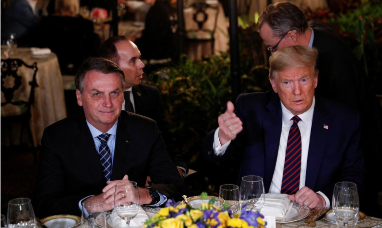undefined President Jair Bolsonaro on Thursday said he hopes Republican U.S. President Donald Trump will be reelected in November