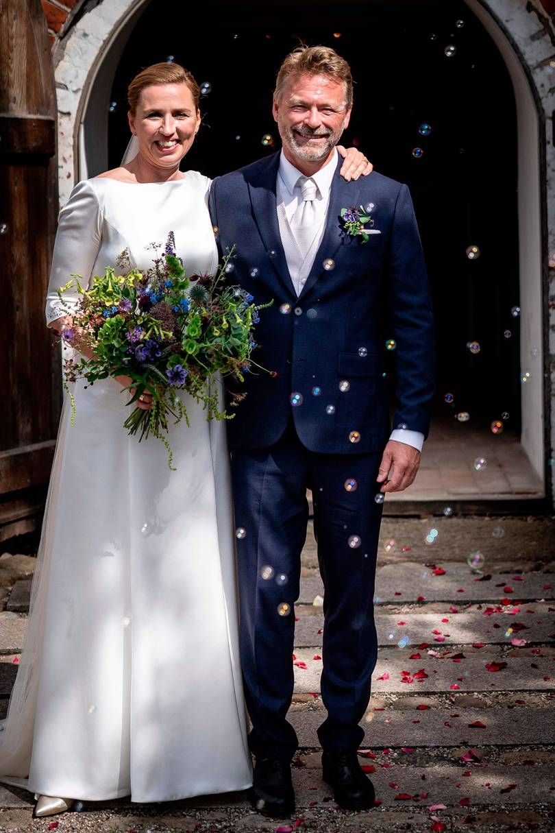 undefined Denmark’s Prime Minister Mette Frederiksen and her husband