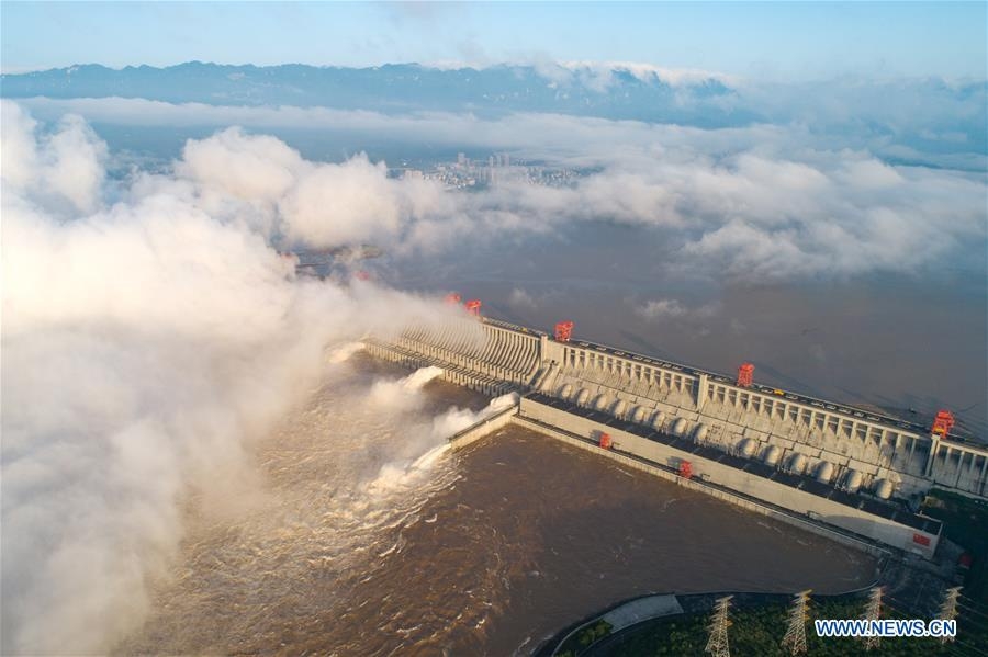 China massive flood update: Floodwater discharged from Three Gorges Dam (Images) China massive flood update: Floodwater discharged from Three Gorges Dam (Images)