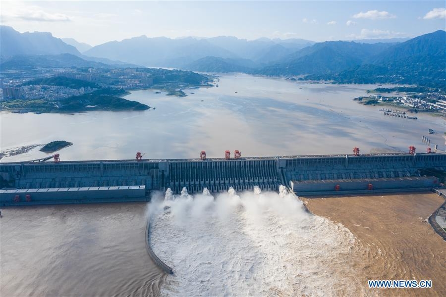 China massive flood update: Floodwater discharged from Three Gorges Dam (Images) China massive flood update: Floodwater discharged from Three Gorges Dam (Images)