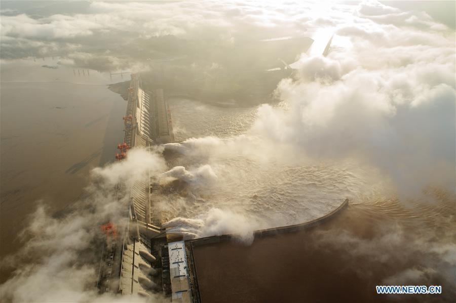 China massive flood update: Floodwater discharged from Three Gorges Dam (Images) China massive flood update: Floodwater discharged from Three Gorges Dam (Images)
