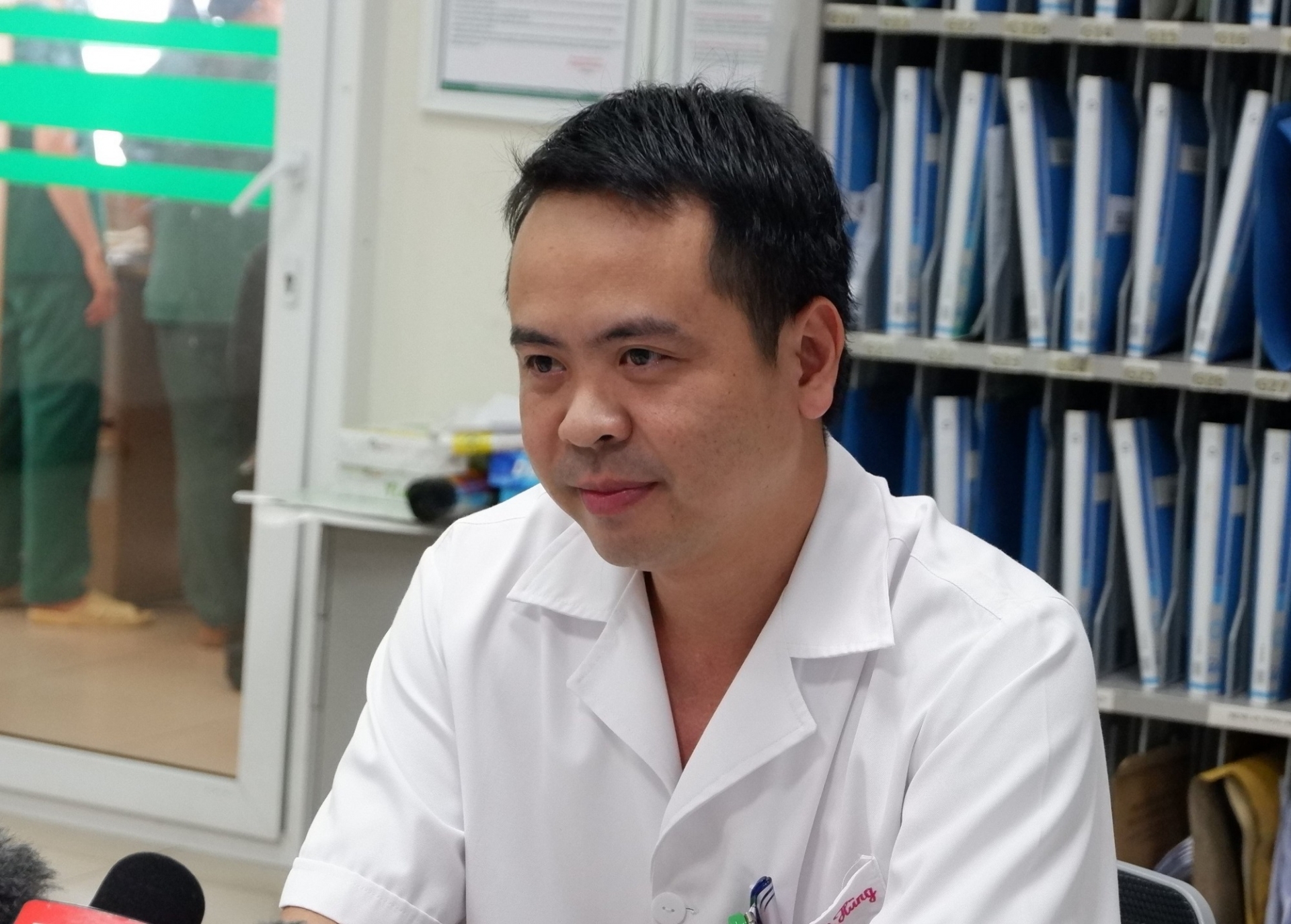 undefined Dr. Than Manh Hung, one of the two main doctors on the special flight