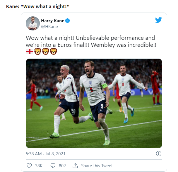 EURO 2020 TODAY (July 8): England 2-1 Denmark, Kane steers England to the final EURO 2020 TODAY (July 8): England 2 1 Denmark, Kane steers England to the final