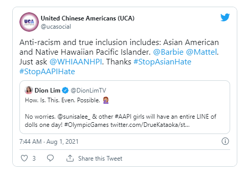 Barbie Criticized for Allegedly Leaving out Asians in 'Inclusive' Tokyo 2020 Collection Barbie Criticized for Allegedly Leaving out Asians in 'Inclusive' Tokyo 2020 Collection