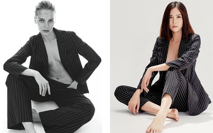 Victoria's Secret models' styles and allegedly Vietnamese celebs copycats Victoria's Secret models' styles and allegedly Vietnamese celebs copycats