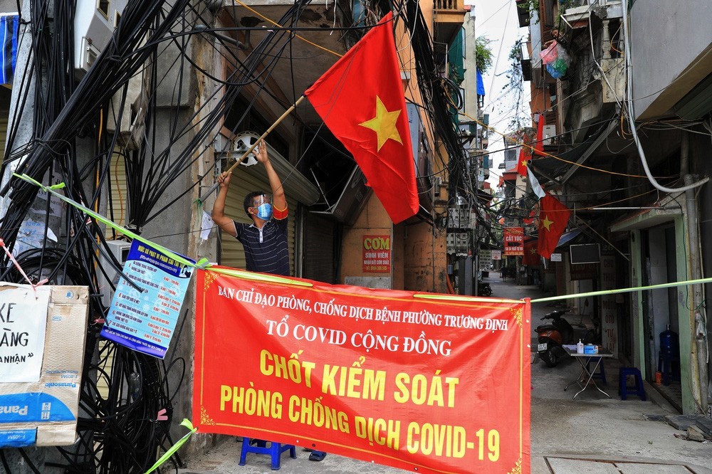 Hanoi Adorned with Flags and Banners on National Day Hanoi Adorned with Red Flags on National Day