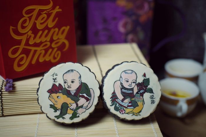 Mooncakes with Folk Paintings on Crust Hold Artistic Merits Mooncakes with Folk Paintings on Crust Hold Artistic Merits