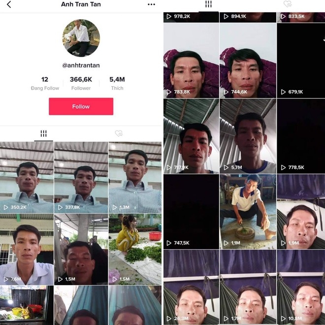 undefined Most of his videos got millions of views (Photo: Thanh Nien)