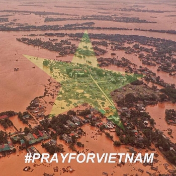 flood in central vietnam foreign netizens pray for vietnameses safety