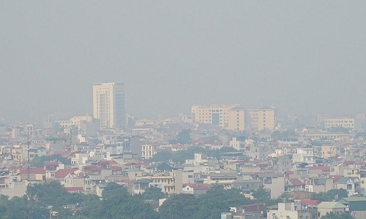 undefined Smog covers Hanoi in the morning on September 30, 2019. (Photo: VNE)