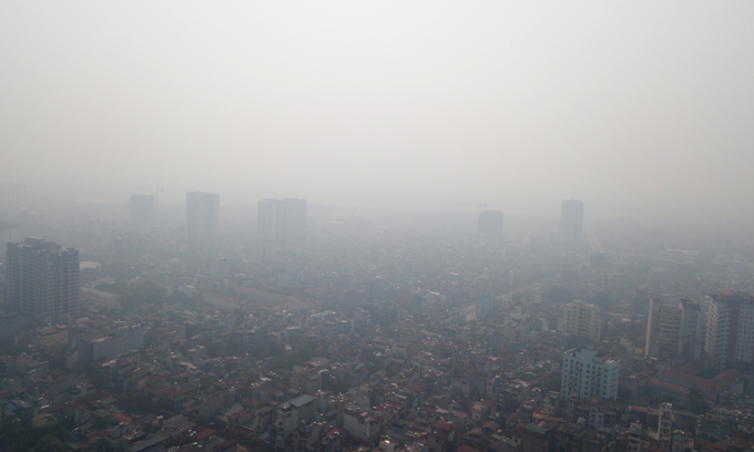 undefined Smog in Hanoi in the morning on September 30, 2019 (Photo: VNE)