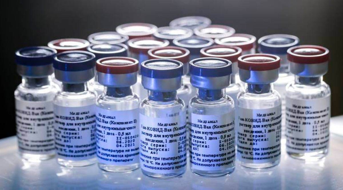 undefined A new vaccine is on display at the Nikolai Gamaleya National Center of Epidemiology and Microbiology in Moscow, Russia. (AP)