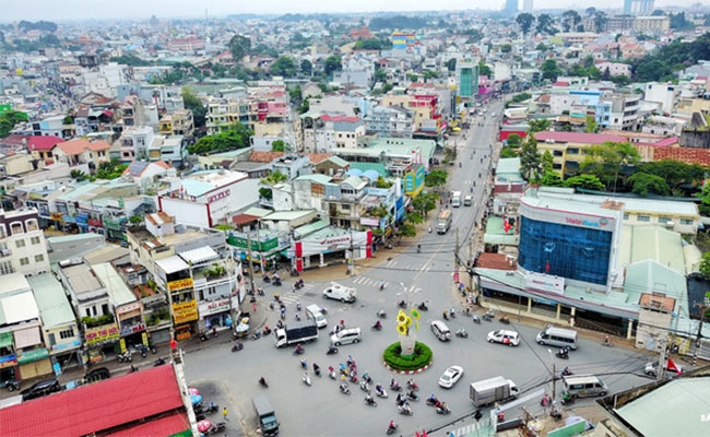 Thu Duc to officially become a city of HCMC Thu Duc district viewed from above (Photo: Bat Dong San)