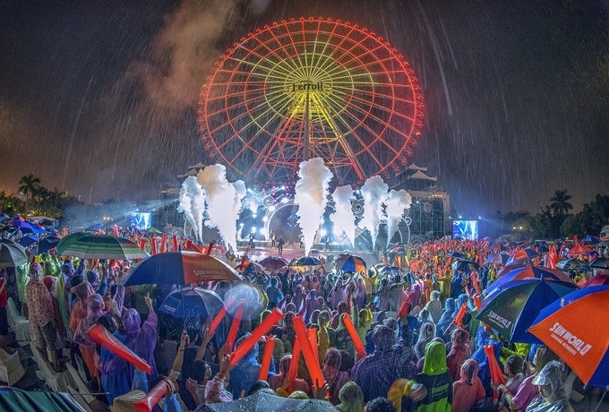 undefined Celebrative music show will take place at Sun Wheel (Photo: VNE)