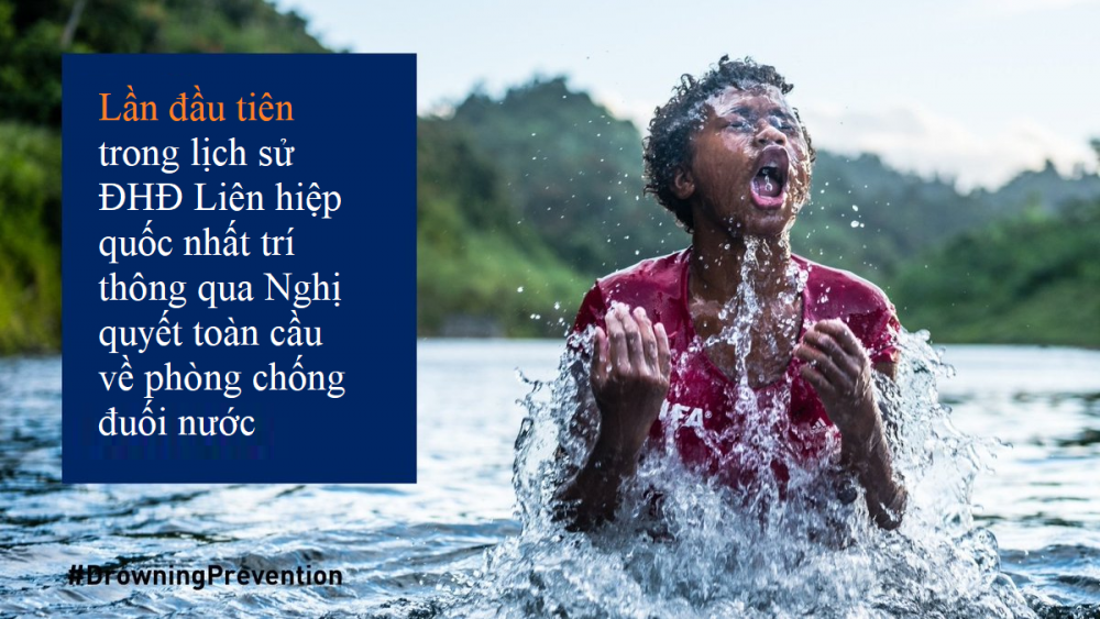 Các báo cáo mới của WHO đưa ra các khuyến nghị tăng cường phòng chống đuối nước