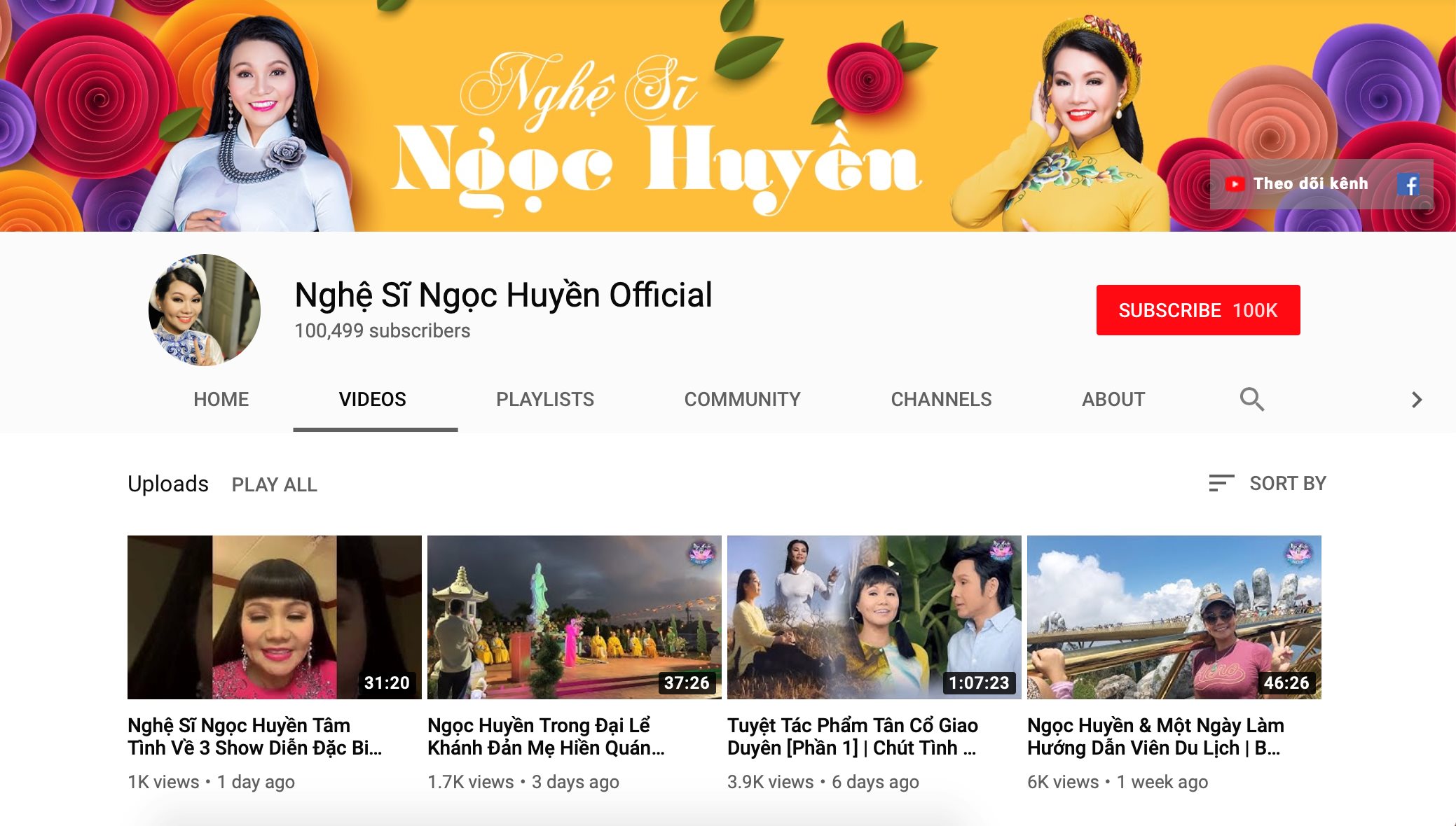 Ngọc Huyền - Nghệ sĩ cải lương đầu tiên nhận nút bạc YouTube ngoc huyen nghe si cai luong dau tien nhan nut bac youtube