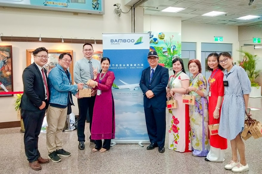 Chào đón những chuyến bay đầu tiên của Bamboo Airways đến Đài Loan chao don nhung chuyen bay dau tien cua bamboo airways den dai loan