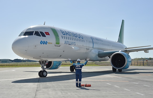 Bamboo Airways lần đầu "sải cánh" tới Nhật Bản bamboo airways dua nhung vi khach dau tien den nhat ban