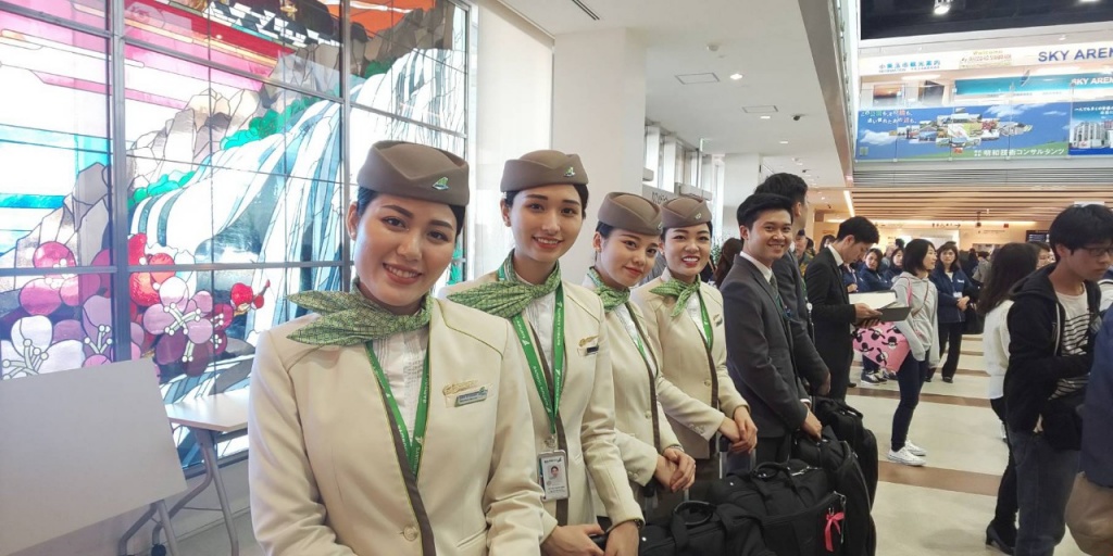 Bamboo Airways lần đầu "sải cánh" tới Nhật Bản bamboo airways dua nhung vi khach dau tien den nhat ban