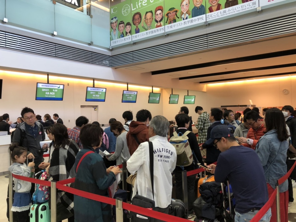 Bamboo Airways lần đầu "sải cánh" tới Nhật Bản bamboo airways dua nhung vi khach dau tien den nhat ban