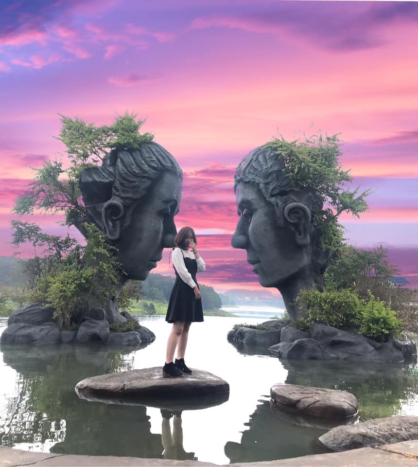 Giới trẻ "đứng ngồi không yên" với hồ Vô Cực ở Đà Lạt gioi tre dung ngoi khong yen voi ho vo cuc o da lat