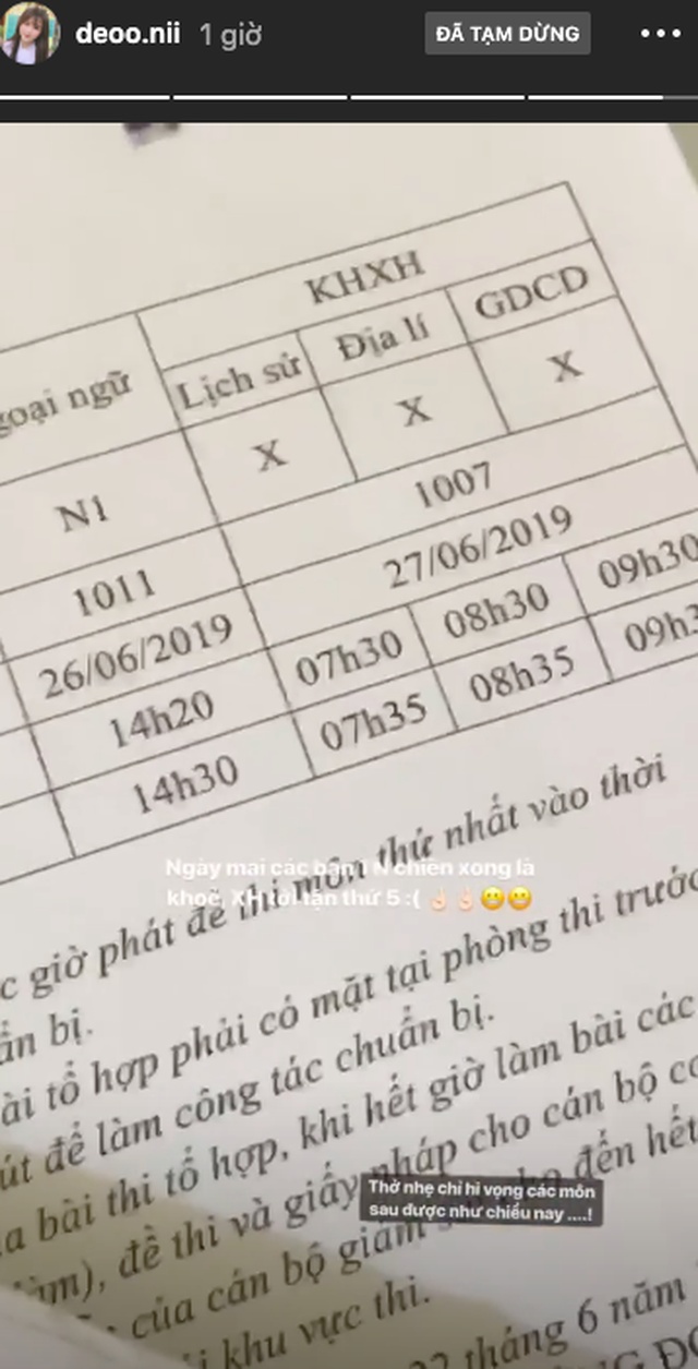 Các "hot girl" thi THPT Quốc gia 2019: Người "trúng tủ", kẻ buồn bã sau ngày thi đầu tiên cac hot girl thi thpt quoc gia 2019 nguoi trung tu ke buon ba sau ngay thi dau tien