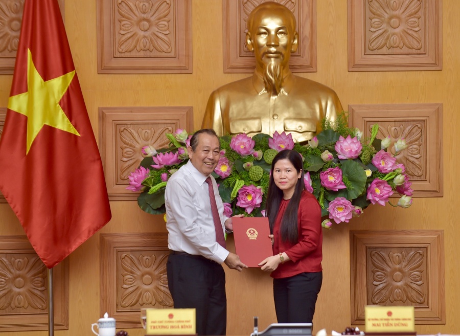 Văn phòng Chính phủ có nữ Phó chủ nhiệm đầu tiên van phong chinh phu co nu pho chu nhiem