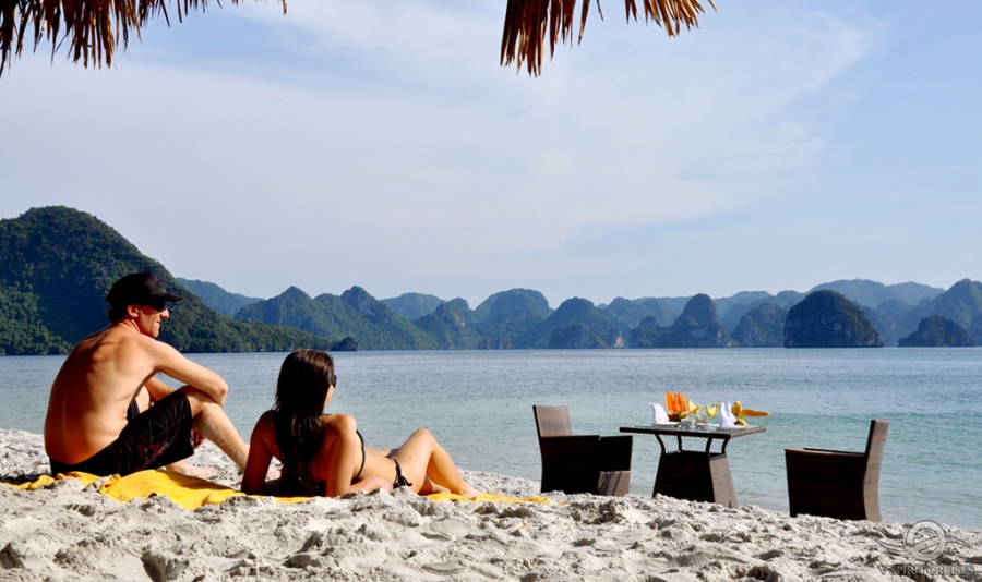 Tạm dừng hoạt động bãi tắm Soi Sim trên vịnh Hạ Long tam dung hoat dong bai tam soi sim tren vinh ha long