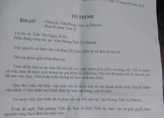 Sự thật vụ cô gái gội đầu thành Trưởng phòng ở Tỉnh uỷ Đắk Lắk su that vu co gai goi dau thanh truong phong o tinh uy dak lak