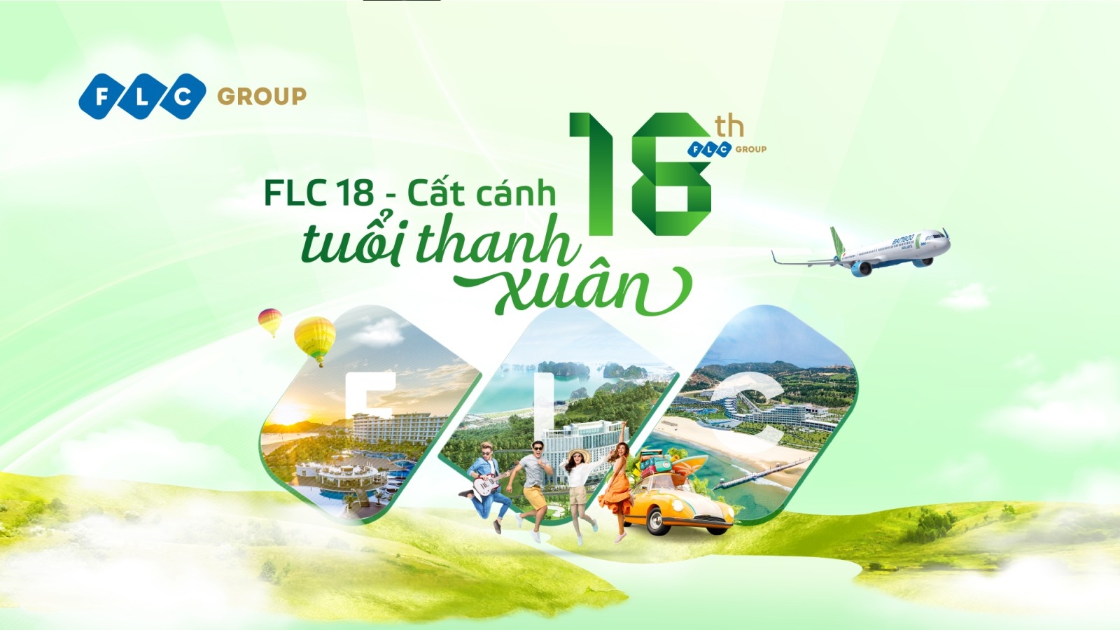 Mừng sinh nhật 18 năm, Tập đoàn FLC phát động chiến dịch Xanh trên toàn hệ thống mung sinh nhat 18 nam tap doan flc phat dong chien dich xanh tren toan he thong