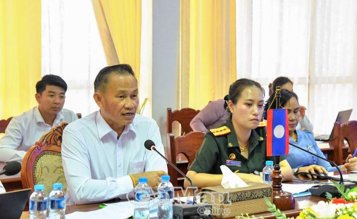 ກ່າເມົາ-ຄຳມ່ວນ ຈັດກອງປະຊຸມຕີລາຄາໂຄງການປູກເຂົ້າປະສົມກັບການລ້ຽງກຸ້ງ