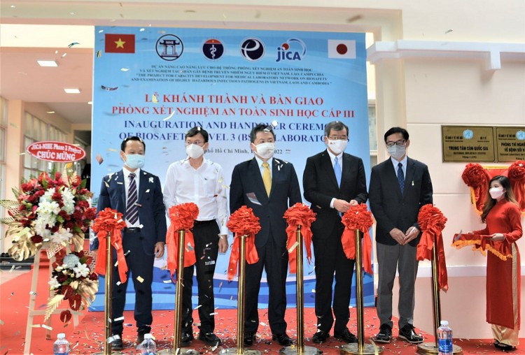 Lễ cắt băng khánh thành phòng BSL-3 tại Viện Pasteur Tp. HCM Lễ cắt băng khánh thành phòng BSL-3 tại Viện Pasteur Tp. HCM