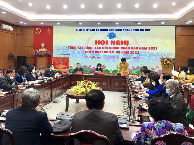 Quang cảnh Hội nghị tổng kết công tác đối ngoại nhân dân. Quang cảnh Hội nghị tổng kết công tác đối ngoại nhân dân.