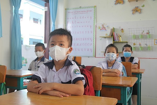 Bậc tiểu học sẽ tổ chức dạy học theo cấp độ dịch của địa phương. (Ảnh minh họa) Bậc tiểu học sẽ tổ chức dạy học theo cấp độ dịch của địa phương. (Ảnh minh họa)