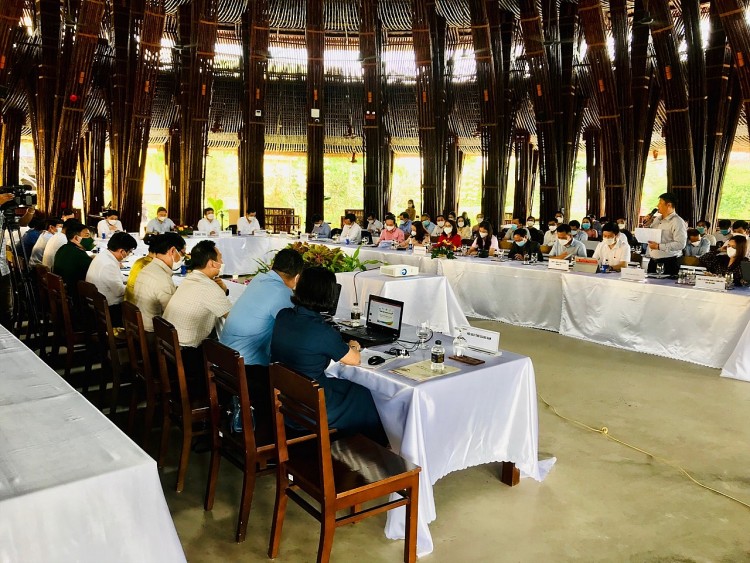 Quang cảnh buổi làm việc. Ảnh: Q.T Quang cảnh buổi làm việc. Ảnh: Q.T