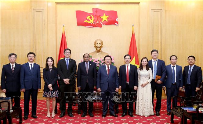Thúc đẩy hợp tác giữa Học viện Chính trị Quốc gia Hồ Chí Minh và các đối tác Ấn Độ, Singapore Chú thích ảnh
