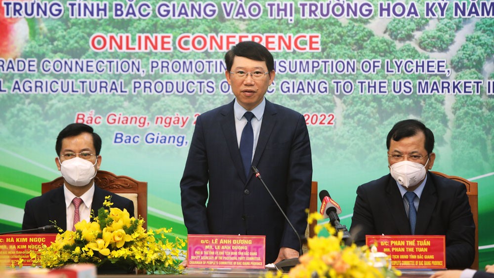 Xúc tiến, đưa vải thiều Bắc Giang sang thị trường Hoa Kỳ Xúc tiến, đưa vải thiều Bắc Giang sang thị trường Hoa Kỳ